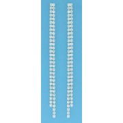 SPC 2 ROW 4" TENNIS CRYSTAL DROPS      ]