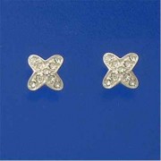 SPC GLITTER CROSS STUDS