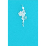 SPC BALLSTUD WITH FAIRY DROP/BLUE CRYST=