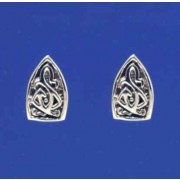SPC SHIELD SHAPE OXIDISED CELTIC STUDS -