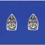 SPC SHIELD SHAPE OXIDISED CELTIC STUDS -