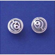 SPC 10mm FANCY OXIDISED STUD