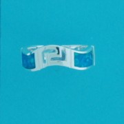 SPC SYN.OPAL WAVY GREEK KEY DESIGN RING=