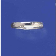 SPC 4mm WIDE CZ SET D SECT.WEDDING RING