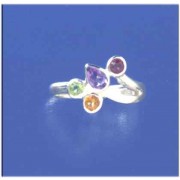SPC ASSORTED STONE FANCY RING
