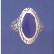 SPC 16X9mm LAPIS OVAL FANCY RING