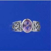 SPC CELTIC SHANK AMETHYST RING         =