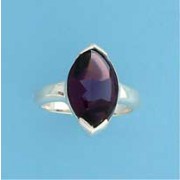 SPC MARQUIS FACETED PURPLE STONE RING