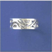 SPC ART-DECO CUTOUT BAND RING