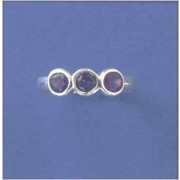 SPC 3 IN A ROW RUBSET IMM.TOPAZ RING