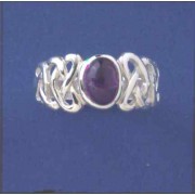 SPC 7x5 AME PLAIT SHANK CELT KNOT RING -