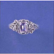 SPC SQUARE AMETHYST RING