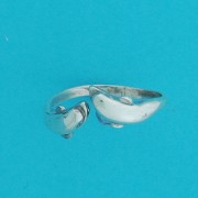 SPC 2 DOLPHIN HEADS RING