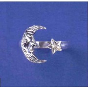 SPC MOON AND STAR RING