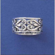 SPC 10mm CUTOUT PATTERN BAND RING      =