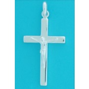 SPC 37x24x3.8x2.5mm POLISHED CRUCIFIX  =