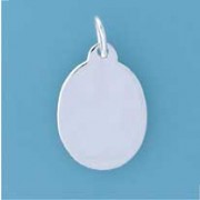 SPC 20mm OVAL POLISHED TAG