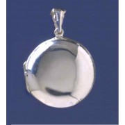 SPC 29mm PLAIN ROUND BUTTON LOCKET     =