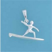 SPC SURFER ON SURFBOARD PENDANT        =