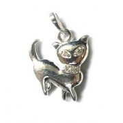 SPC SMALL CAT CHARM WITH CZ EYES