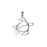 SPC FLAT CUTOUT TURTLE PENDANT