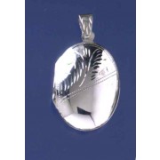 SPC 28mm x22mm ENGRAVED OVAL LOCKET