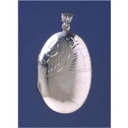 SPC 50x33mm 1/2 ENGRAVED OVAL LOCKET   =