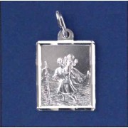 SPC 19x16mm RECTANGULAR ST CHRISTOPHER =