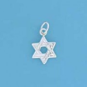 SPC 10mm CUTOUT STAR OF DAVID PENDANT  =