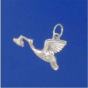 SPC FLYING STORK AND BABY CHARM        =