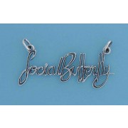 SPC SOCIAL BUTTERFLY NAME TAG PENDANT