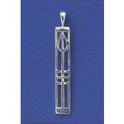 SPC 36x6mm CUTOUT RECTANGLE PENDANT    =