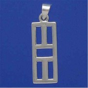 SPC RM STYLE RECT.CUTOUT WINDOW PENDANT