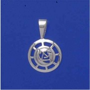 SPC 13mm CUTOUT DESIGN RM ROUND PENDANT