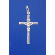 SPC 27x18mm POL/MATT D SECT.CRUCIFIX   =