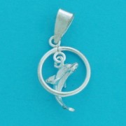 SPC DOLPHIN IN RING CHARM