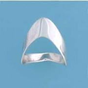 SPC POLISHED FLAT FULL WISHBONE RING