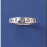 SPC 4mm FULL ETERNITY CZ RING