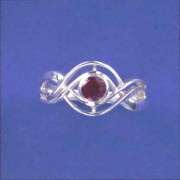 SPC FANCY GARNET RING                  -