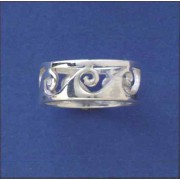 SPC 8mm WIDE CUTOUT WAVE RING          =