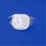 SPC CUSHION TOP ST CHRISTOPHER RING    =