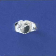 SPC ENG.HEART SIGNET RING SIZES J-O    =