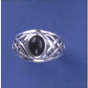 SPC 8x6 ONYX CELTIC DESIGN RING