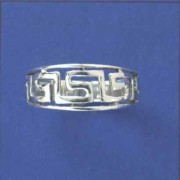 SPC 8mm GREEK KEY PATTERN TAPERING BAND=