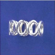 SPC 10mm WIDE WIRE OVALS RING          =