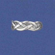 SPC 6mm OPEN FULL PLAIT RING           =