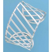 SPC 42mm WIDE DIAGONAL BARS CUFF BANGLE=