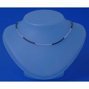 SPC RUBBER/SILVER TUBE LINK CHOKER