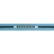 SPC SPRING DESIGN BLACK RUBBER BRACELET