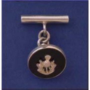 SPC ONYX THISTLE CUFFLINK